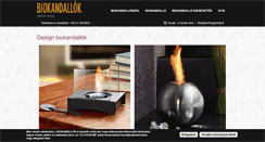 Desktop Screenshot of biokandallok.com