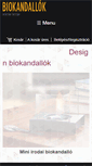 Mobile Screenshot of biokandallok.com